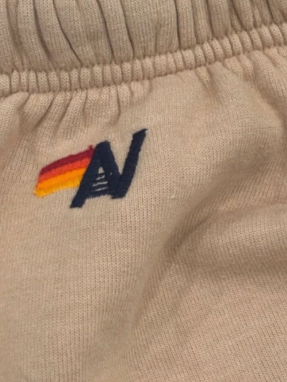 Aviator Nation Bolt Sweatpants Sand Mocha Womens S - Picture 3 of 8